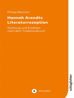 cover image of Hannah Arendts Literaturrezeption